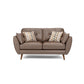 Wood Legs Modern Flared Arm Sofa Leather Standard Tufted Sofa Brown Clearhalo 'furn' 'furn_sofas' 'Furniture' 'furniture_sofas' 'kitchen' 'kitchen_sofas' 'Living Room Furniture' 'Sofa' 'sofas' 4764141