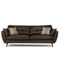 Wood Legs Modern Flared Arm Sofa Leather Standard Tufted Sofa Coffee Clearhalo 'furn' 'furn_sofas' 'Furniture' 'furniture_sofas' 'kitchen' 'kitchen_sofas' 'Living Room Furniture' 'Sofa' 'sofas' 4764146