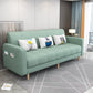 Modern Square Arm 23.62" W Convertible Sleeper Sofa with Cotton Blend for Living Room Light Green Clearhalo 'furn' 'furn_sofas' 'Furniture' 'furniture_sofas' 'kitchen' 'kitchen_sofas' 'Living Room Furniture' 'Sofa' 'sofas' 4764180
