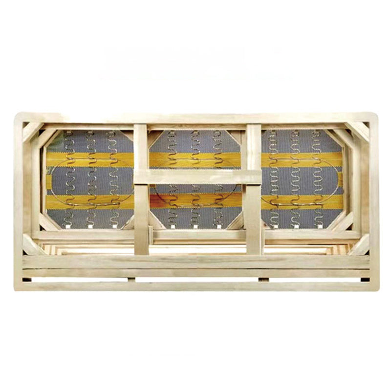 27.5"H Contemporary Solid Color Faux Leather Tuxedo Arm Sofa For Office Living Room Clearhalo 'furn' 'furn_sofas' 'Furniture' 'furniture_sofas' 'kitchen' 'kitchen_sofas' 'Living Room Furniture' 'Sofa' 'sofas' 4764229