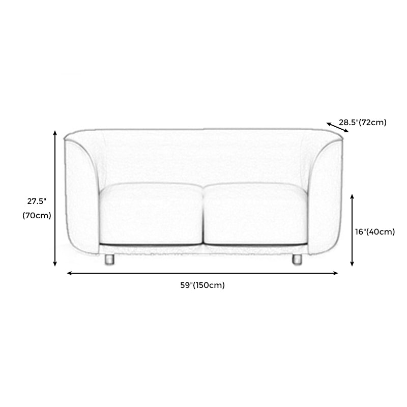 27.5"H Contemporary Solid Color Faux Leather Tuxedo Arm Sofa For Office Living Room Clearhalo 'furn' 'furn_sofas' 'Furniture' 'furniture_sofas' 'kitchen' 'kitchen_sofas' 'Living Room Furniture' 'Sofa' 'sofas' 4764233