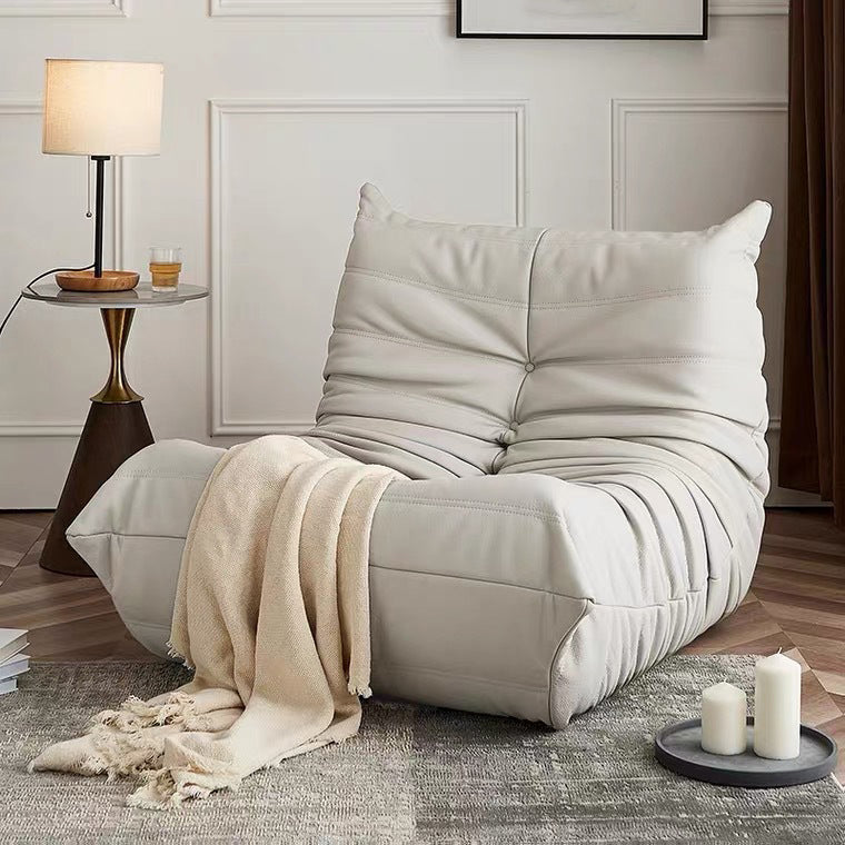 Modern Sewn Pillow Back Armless Sofa with 1 to 3 Seats for Apartment Clearhalo 'furn' 'furn_sofas' 'Furniture' 'furniture_sofas' 'kitchen' 'kitchen_sofas' 'Living Room Furniture' 'Sofa' 'sofas' 4764273