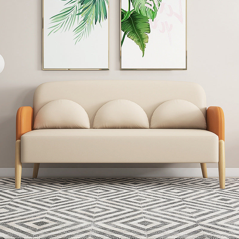 Ultra-Modern 3-seater Sofa with Square Arm for Bonus Room 68' Wide 80' High Clearhalo 'furn' 'furn_sofas' 'Furniture' 'furniture_sofas' 'kitchen' 'kitchen_sofas' 'Living Room Furniture' 'Sofa' 'sofas' 4764311