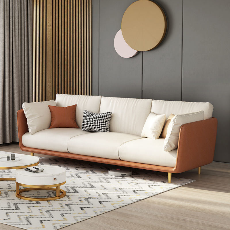 3-seater Living Room Pillow Top Arm Standard Cushions Modern Seating Clearhalo 'furn' 'furn_sofas' 'Furniture' 'furniture_sofas' 'kitchen' 'kitchen_sofas' 'Living Room Furniture' 'Sofa' 'sofas' 4764326