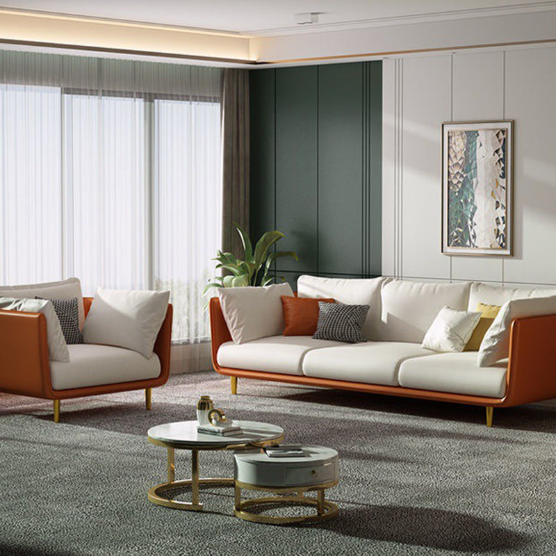3-seater Living Room Pillow Top Arm Standard Cushions Modern Seating Clearhalo 'furn' 'furn_sofas' 'Furniture' 'furniture_sofas' 'kitchen' 'kitchen_sofas' 'Living Room Furniture' 'Sofa' 'sofas' 4764341