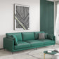 Contemporary Faux Leather Tuxedo Arm Standard Sofa with Bolster Pillows Blackish Green Clearhalo 'furn' 'furn_sofas' 'Furniture' 'furniture_sofas' 'kitchen' 'kitchen_sofas' 'Living Room Furniture' 'Sofa' 'sofas' 4764387