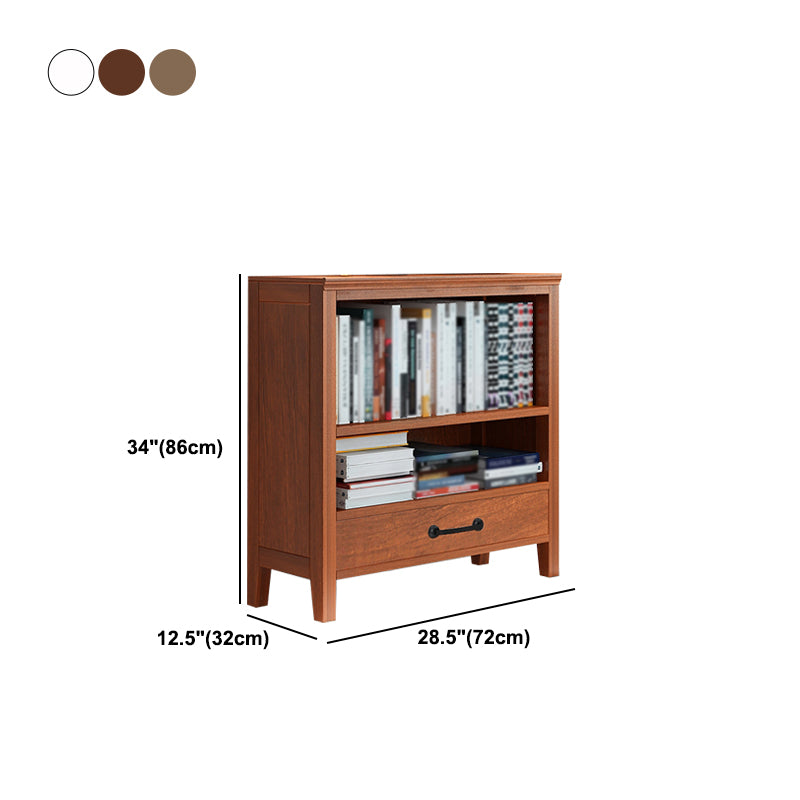 Scandinavian Rubber Wood Standard Bookshelf Vertical Bookshelf for Living Room Clearhalo 'Bookcases' 'furn' 'furn_bookcases' 'Furniture' 'furniture_bookcases' 'kitchen' 'kitchen_bookcases' 'Living Room Furniture' 'Office Furniture' 4765567