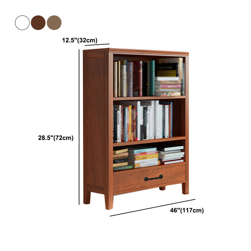 Scandinavian Rubber Wood Standard Bookshelf Vertical Bookshelf for Living Room Clearhalo 'Bookcases' 'furn' 'furn_bookcases' 'Furniture' 'furniture_bookcases' 'kitchen' 'kitchen_bookcases' 'Living Room Furniture' 'Office Furniture' 4765569