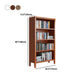 Scandinavian Rubber Wood Standard Bookshelf Vertical Bookshelf for Living Room Clearhalo 'Bookcases' 'furn' 'furn_bookcases' 'Furniture' 'furniture_bookcases' 'kitchen' 'kitchen_bookcases' 'Living Room Furniture' 'Office Furniture' 4765570