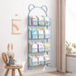 Closed Back Bookshelf Wall Mounted Scandinavian Style Bookcase for Office Study Room Clearhalo 'Bookcases' 'furn' 'furn_bookcases' 'Furniture' 'furniture_bookcases' 'kitchen' 'kitchen_bookcases' 'Living Room Furniture' 'Office Furniture' 4765572