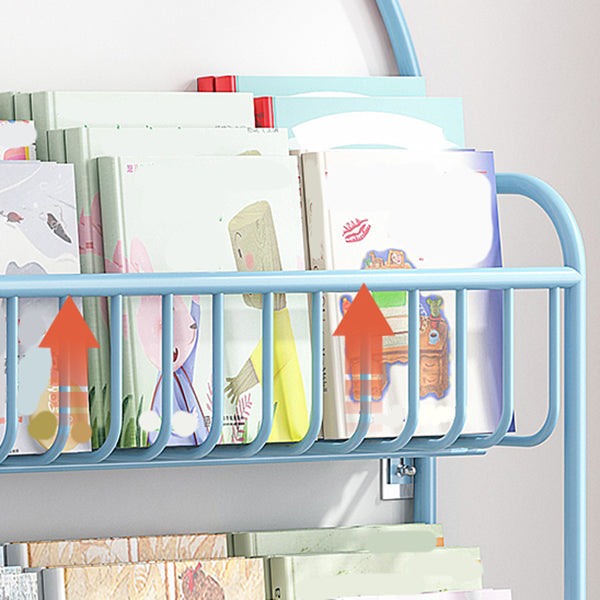 Closed Back Bookshelf Wall Mounted Scandinavian Style Bookcase for Office Study Room Clearhalo 'Bookcases' 'furn' 'furn_bookcases' 'Furniture' 'furniture_bookcases' 'kitchen' 'kitchen_bookcases' 'Living Room Furniture' 'Office Furniture' 4765583