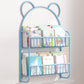 Closed Back Bookshelf Wall Mounted Scandinavian Style Bookcase for Office Study Room 20.9"L x 4.3"W x 30.3"H Blue Clearhalo 'Bookcases' 'furn' 'furn_bookcases' 'Furniture' 'furniture_bookcases' 'kitchen' 'kitchen_bookcases' 'Living Room Furniture' 'Office Furniture' 4765595