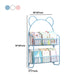 Closed Back Bookshelf Wall Mounted Scandinavian Style Bookcase for Office Study Room Clearhalo 'Bookcases' 'furn' 'furn_bookcases' 'Furniture' 'furniture_bookcases' 'kitchen' 'kitchen_bookcases' 'Living Room Furniture' 'Office Furniture' 4765600