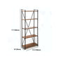 Industrial Style Bookshelf Open Shelf Solid Wood Bookcase for Home Office Clearhalo 'Bookcases' 'furn' 'furn_bookcases' 'Furniture' 'furniture_bookcases' 'kitchen' 'kitchen_bookcases' 'Living Room Furniture' 'Office Furniture' 4765617
