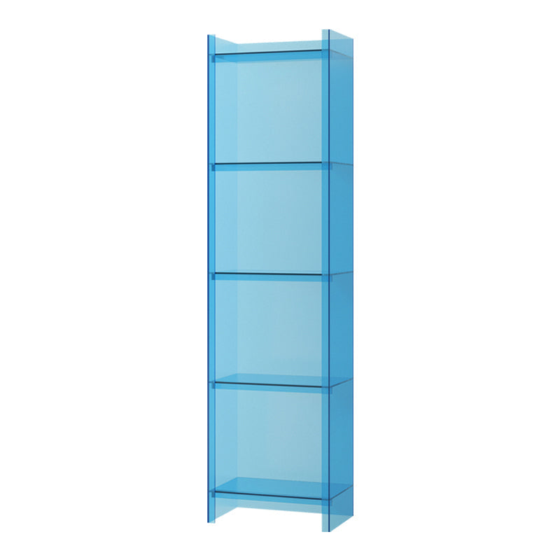 Scandinavian Acrylic Standard Bookshelf Vertical Closed Back Bookshelf for Living Room Clearhalo 'Bookcases' 'furn' 'furn_bookcases' 'Furniture' 'furniture_bookcases' 'kitchen' 'kitchen_bookcases' 'Living Room Furniture' 'Office Furniture' 4765653