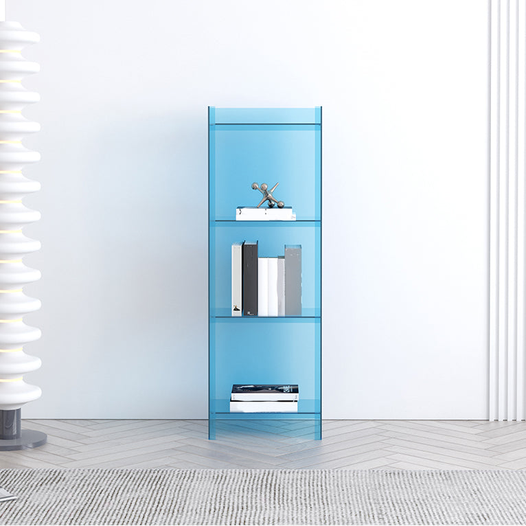 Scandinavian Acrylic Standard Bookshelf Vertical Closed Back Bookshelf for Living Room Clearhalo 'Bookcases' 'furn' 'furn_bookcases' 'Furniture' 'furniture_bookcases' 'kitchen' 'kitchen_bookcases' 'Living Room Furniture' 'Office Furniture' 4765660