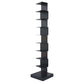 Invisible Bookcase Contemporary Style Bookshelf for Study Room and Office 13.8"L x 13.8"W x 63.4"H Black Clearhalo 'Bookcases' 'furn' 'furn_bookcases' 'Furniture' 'furniture_bookcases' 'kitchen' 'kitchen_bookcases' 'Living Room Furniture' 'Office Furniture' 4765690