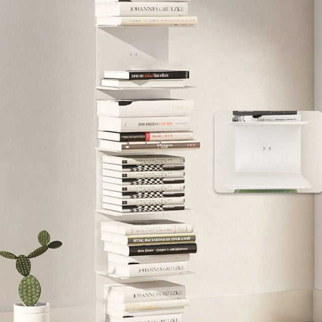 Invisible Bookcase Contemporary Style Bookshelf for Study Room and Office Clearhalo 'Bookcases' 'furn' 'furn_bookcases' 'Furniture' 'furniture_bookcases' 'kitchen' 'kitchen_bookcases' 'Living Room Furniture' 'Office Furniture' 4765696