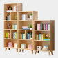 Modern Manufactured Wood Standard Bookcase Natural Vertical Bookcase Clearhalo 'Bookcases' 'furn' 'furn_bookcases' 'Furniture' 'furniture_bookcases' 'kitchen' 'kitchen_bookcases' 'Living Room Furniture' 'Office Furniture' 4765735