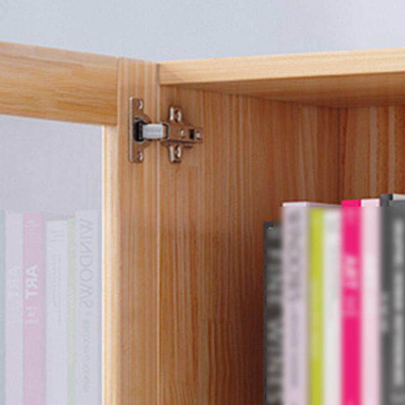 Modern Manufactured Wood Standard Bookcase Natural Vertical Bookcase Clearhalo 'Bookcases' 'furn' 'furn_bookcases' 'Furniture' 'furniture_bookcases' 'kitchen' 'kitchen_bookcases' 'Living Room Furniture' 'Office Furniture' 4765736