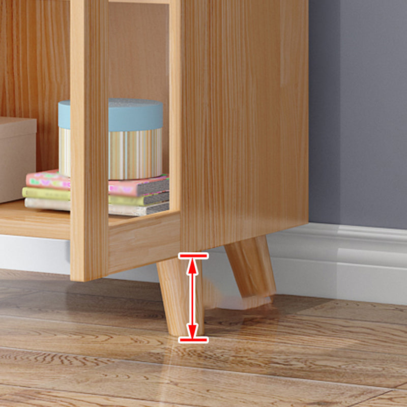 Modern Manufactured Wood Standard Bookcase Natural Vertical Bookcase Clearhalo 'Bookcases' 'furn' 'furn_bookcases' 'Furniture' 'furniture_bookcases' 'kitchen' 'kitchen_bookcases' 'Living Room Furniture' 'Office Furniture' 4765738