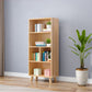 Modern Manufactured Wood Standard Bookcase Natural Vertical Bookcase 23.6"L x 11.8"W x 54.3"H Bookcases Clearhalo 'Bookcases' 'furn' 'furn_bookcases' 'Furniture' 'furniture_bookcases' 'kitchen' 'kitchen_bookcases' 'Living Room Furniture' 'Office Furniture' 4765741