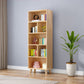 Modern Manufactured Wood Standard Bookcase Natural Vertical Bookcase 23.6"L x 11.8"W x 66.9"H Bookcases Clearhalo 'Bookcases' 'furn' 'furn_bookcases' 'Furniture' 'furniture_bookcases' 'kitchen' 'kitchen_bookcases' 'Living Room Furniture' 'Office Furniture' 4765742
