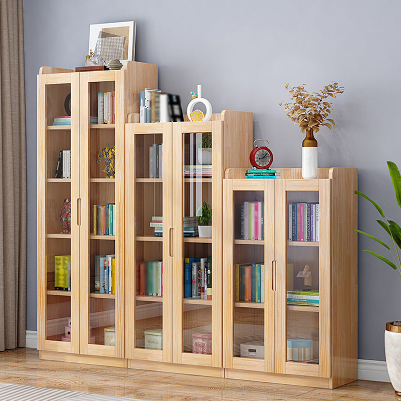 Modern Manufactured Wood Standard Bookcase Natural Vertical Bookcase Clearhalo 'Bookcases' 'furn' 'furn_bookcases' 'Furniture' 'furniture_bookcases' 'kitchen' 'kitchen_bookcases' 'Living Room Furniture' 'Office Furniture' 4765744