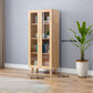 Modern Manufactured Wood Standard Bookcase Natural Vertical Bookcase Clearhalo 'Bookcases' 'furn' 'furn_bookcases' 'Furniture' 'furniture_bookcases' 'kitchen' 'kitchen_bookcases' 'Living Room Furniture' 'Office Furniture' 4765748