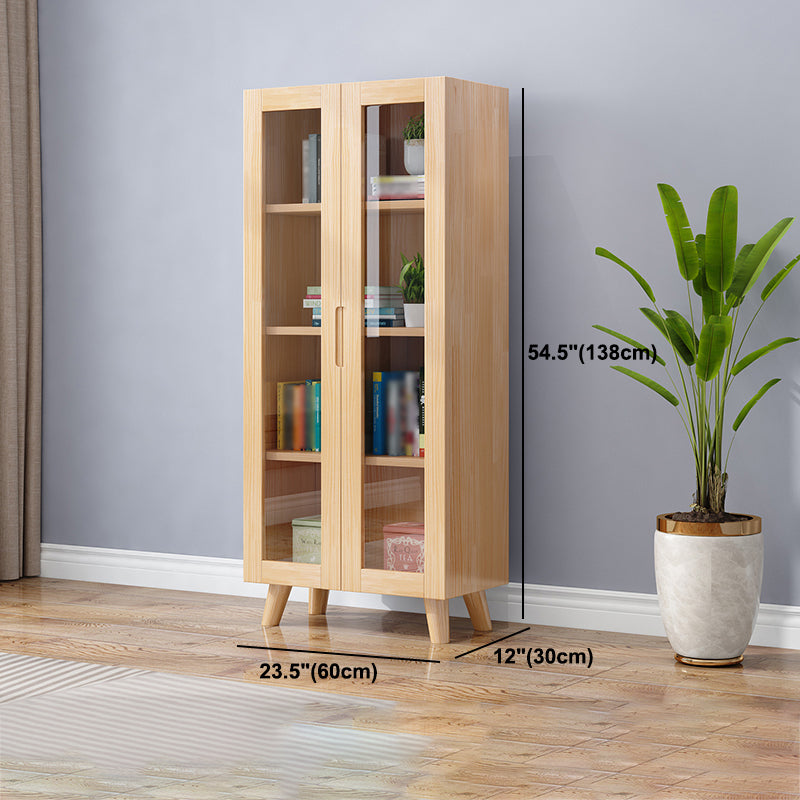 Modern Manufactured Wood Standard Bookcase Natural Vertical Bookcase Clearhalo 'Bookcases' 'furn' 'furn_bookcases' 'Furniture' 'furniture_bookcases' 'kitchen' 'kitchen_bookcases' 'Living Room Furniture' 'Office Furniture' 4765748