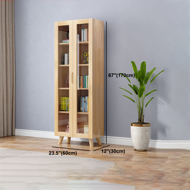 Modern Manufactured Wood Standard Bookcase Natural Vertical Bookcase Clearhalo 'Bookcases' 'furn' 'furn_bookcases' 'Furniture' 'furniture_bookcases' 'kitchen' 'kitchen_bookcases' 'Living Room Furniture' 'Office Furniture' 4765750