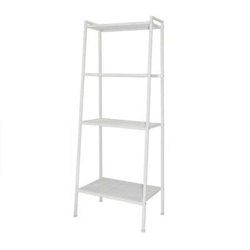 Contemporary Open Ladder Bookshelf Metal Vertical Bookshelf for Bedroom Clearhalo 'Bookcases' 'furn' 'furn_bookcases' 'Furniture' 'furniture_bookcases' 'kitchen' 'kitchen_bookcases' 'Living Room Furniture' 'Office Furniture' 4765777