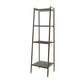 Contemporary Open Ladder Bookshelf Metal Vertical Bookshelf for Bedroom 13.8"L x 13.8"W x 57.9"H Black Clearhalo 'Bookcases' 'furn' 'furn_bookcases' 'Furniture' 'furniture_bookcases' 'kitchen' 'kitchen_bookcases' 'Living Room Furniture' 'Office Furniture' 4765778