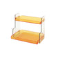 Acrylic Bookshelf Scandinavian Style Open Back Bookcase for Office and Study Room 12.6"L x 8.3"W x 10"H Yellow Clearhalo 'Bookcases' 'furn' 'furn_bookcases' 'Furniture' 'furniture_bookcases' 'kitchen' 'kitchen_bookcases' 'Living Room Furniture' 'Office Furniture' 4765786