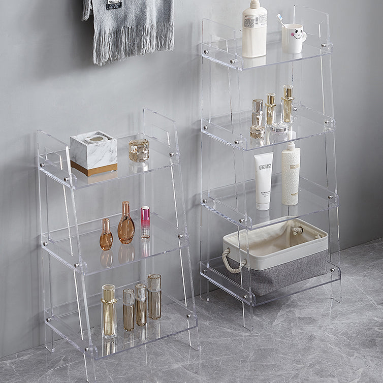 Acrylic Bookshelf Scandinavian Style Open Back Bookcase for Office and Study Room Clearhalo 'Bookcases' 'furn' 'furn_bookcases' 'Furniture' 'furniture_bookcases' 'kitchen' 'kitchen_bookcases' 'Living Room Furniture' 'Office Furniture' 4765798