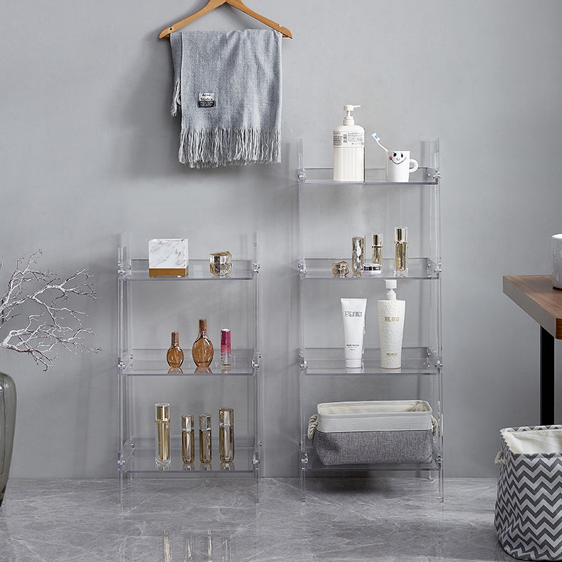 Acrylic Bookshelf Scandinavian Style Open Back Bookcase for Office and Study Room Clearhalo 'Bookcases' 'furn' 'furn_bookcases' 'Furniture' 'furniture_bookcases' 'kitchen' 'kitchen_bookcases' 'Living Room Furniture' 'Office Furniture' 4765799