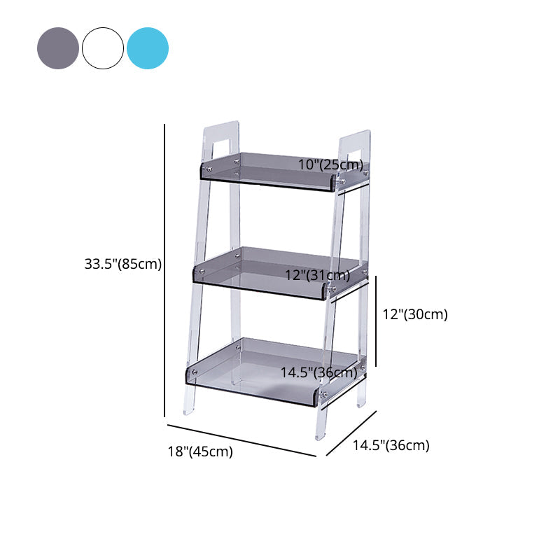 Acrylic Bookshelf Scandinavian Style Open Back Bookcase for Office and Study Room Clearhalo 'Bookcases' 'furn' 'furn_bookcases' 'Furniture' 'furniture_bookcases' 'kitchen' 'kitchen_bookcases' 'Living Room Furniture' 'Office Furniture' 4765802