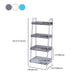 Acrylic Bookshelf Scandinavian Style Open Back Bookcase for Office and Study Room Clearhalo 'Bookcases' 'furn' 'furn_bookcases' 'Furniture' 'furniture_bookcases' 'kitchen' 'kitchen_bookcases' 'Living Room Furniture' 'Office Furniture' 4765803