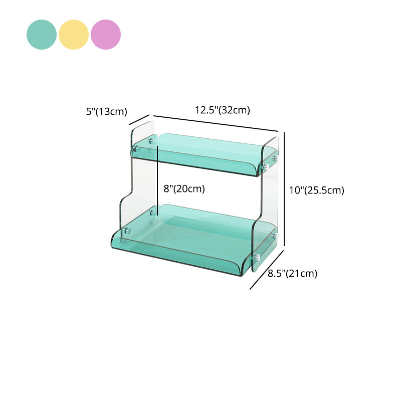 Acrylic Bookshelf Scandinavian Style Open Back Bookcase for Office and Study Room Clearhalo 'Bookcases' 'furn' 'furn_bookcases' 'Furniture' 'furniture_bookcases' 'kitchen' 'kitchen_bookcases' 'Living Room Furniture' 'Office Furniture' 4765804