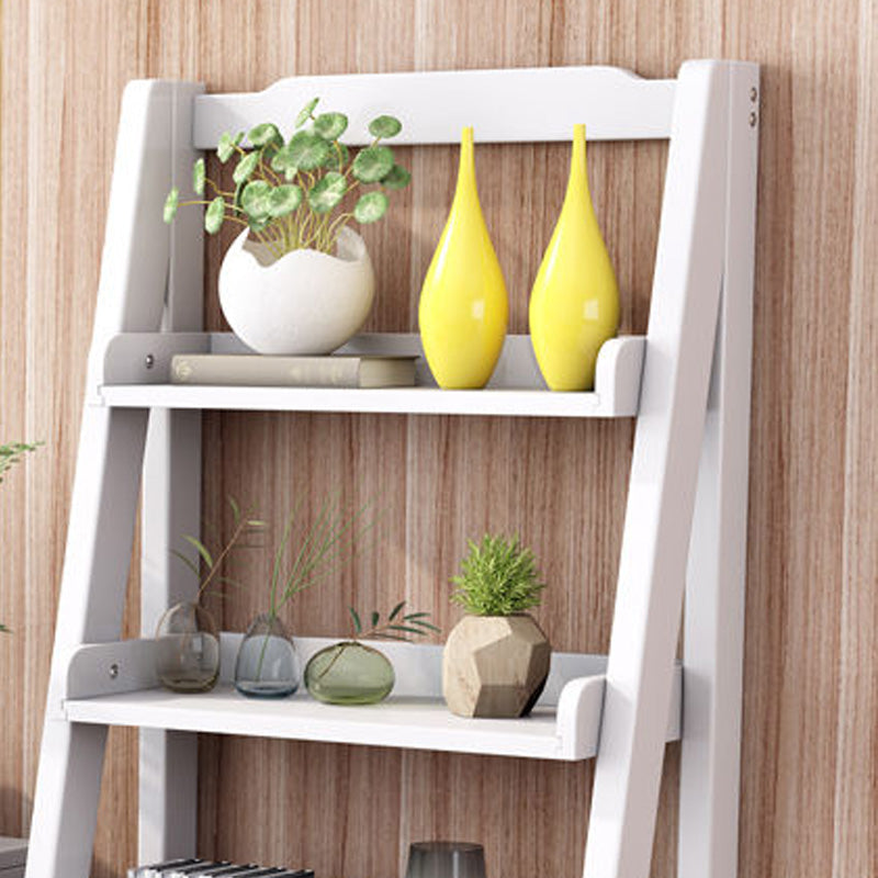 Modern Style Ladder Bookshelf Solid Wood Open Shelf Bookcase Clearhalo 'Bookcases' 'furn' 'furn_bookcases' 'Furniture' 'furniture_bookcases' 'kitchen' 'kitchen_bookcases' 'Living Room Furniture' 'Office Furniture' 4765812