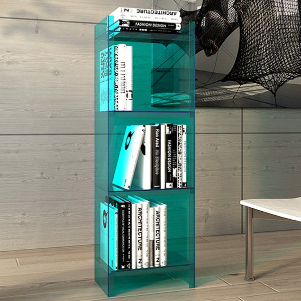 Acrylic Bookshelf Scandinavian Style Closed Back Bookcase for Office and Study Room Clearhalo 'Bookcases' 'furn' 'furn_bookcases' 'Furniture' 'furniture_bookcases' 'kitchen' 'kitchen_bookcases' 'Living Room Furniture' 'Office Furniture' 4765854