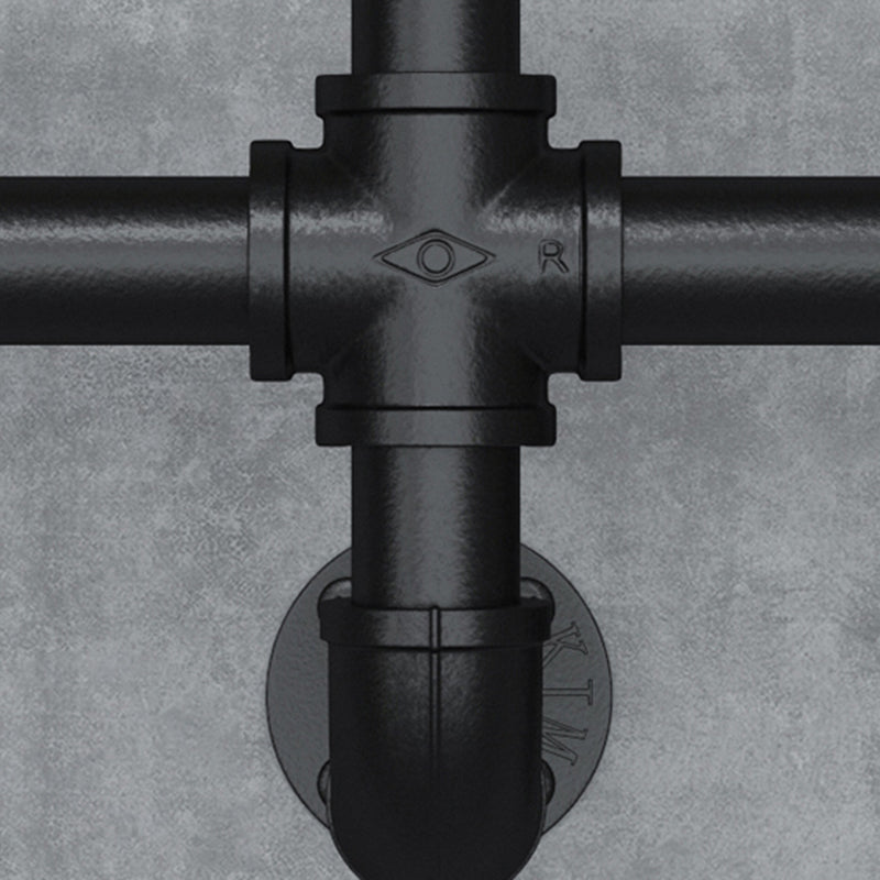 Metal Floating Bookcase Industrial Style Wall Mounted Closed Back Shelf Clearhalo 'Bookcases' 'furn' 'furn_bookcases' 'Furniture' 'furniture_bookcases' 'kitchen' 'kitchen_bookcases' 'Living Room Furniture' 'Office Furniture' 4765869