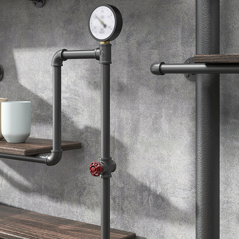 Metal Floating Bookcase Industrial Style Wall Mounted Closed Back Shelf Clearhalo 'Bookcases' 'furn' 'furn_bookcases' 'Furniture' 'furniture_bookcases' 'kitchen' 'kitchen_bookcases' 'Living Room Furniture' 'Office Furniture' 4765870