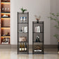 Acrylic Bookcase Scandinavian Style Closed Back Bookshelf for Office and Study Room Clearhalo 'Bookcases' 'furn' 'furn_bookcases' 'Furniture' 'furniture_bookcases' 'kitchen' 'kitchen_bookcases' 'Living Room Furniture' 'Office Furniture' 4765893