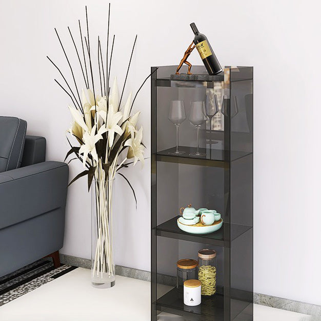 Acrylic Bookcase Scandinavian Style Closed Back Bookshelf for Office and Study Room Clearhalo 'Bookcases' 'furn' 'furn_bookcases' 'Furniture' 'furniture_bookcases' 'kitchen' 'kitchen_bookcases' 'Living Room Furniture' 'Office Furniture' 4765905