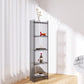 Acrylic Bookcase Scandinavian Style Closed Back Bookshelf for Office and Study Room Clearhalo 'Bookcases' 'furn' 'furn_bookcases' 'Furniture' 'furniture_bookcases' 'kitchen' 'kitchen_bookcases' 'Living Room Furniture' 'Office Furniture' 4765910