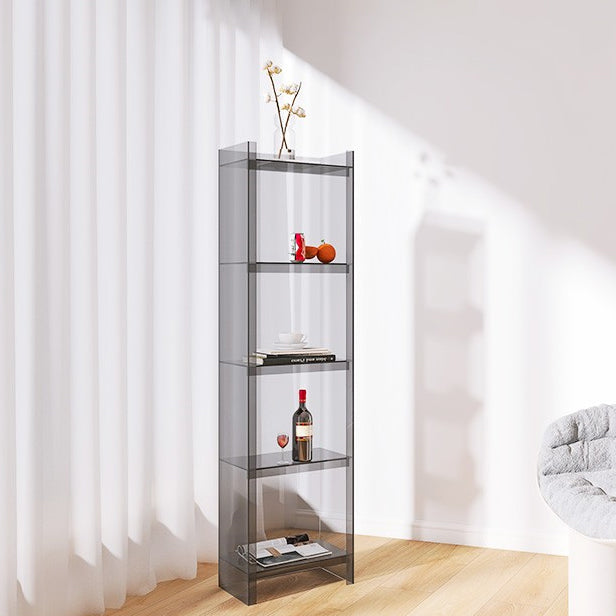 Acrylic Bookcase Scandinavian Style Closed Back Bookshelf for Office and Study Room Clearhalo 'Bookcases' 'furn' 'furn_bookcases' 'Furniture' 'furniture_bookcases' 'kitchen' 'kitchen_bookcases' 'Living Room Furniture' 'Office Furniture' 4765910