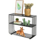 Glam Style Shelf Bookcase Open Back Bookcase for Office and Study Room Black-Dark Gray Clearhalo 'Bookcases' 'furn' 'furn_bookcases' 'Furniture' 'furniture_bookcases' 'kitchen' 'kitchen_bookcases' 'Living Room Furniture' 'Office Furniture' 4765943