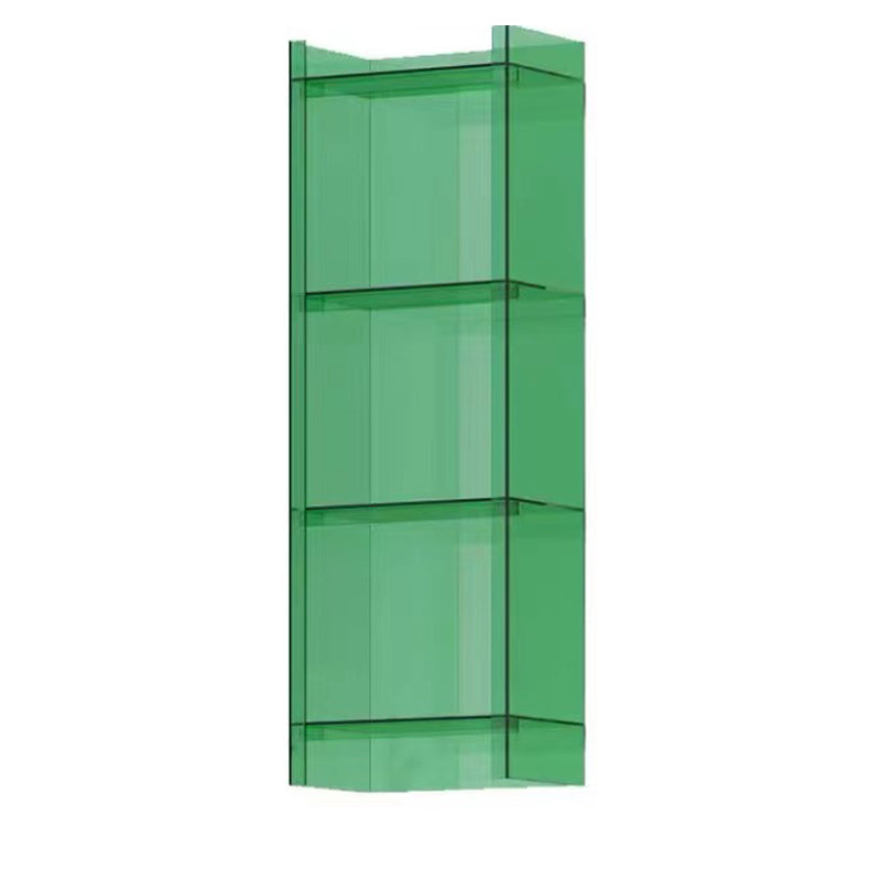 Acrylic Bookcase Scandinavian Style Closed Back Bookshelf for Office and Home Clearhalo 'Bookcases' 'furn' 'furn_bookcases' 'Furniture' 'furniture_bookcases' 'kitchen' 'kitchen_bookcases' 'Living Room Furniture' 'Office Furniture' 4765965