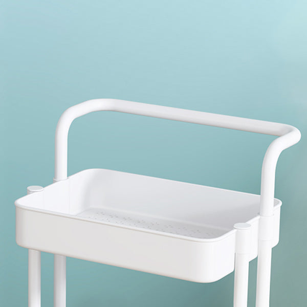 Industrial Vertical Etagere Bookshelf Iron Frame Plastic Shelf with Caster Wheels Clearhalo 'Bookcases' 'furn' 'furn_bookcases' 'Furniture' 'furniture_bookcases' 'kitchen' 'kitchen_bookcases' 'Living Room Furniture' 'Office Furniture' 4765996